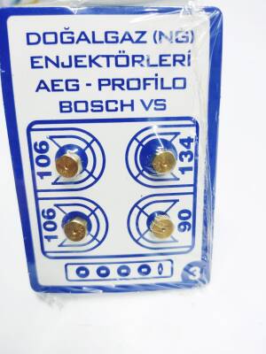 AEG PROFİLO BOSCH Ocak DOĞALGAZ Enjektör Takımı 4'lü SET 7 LİK
