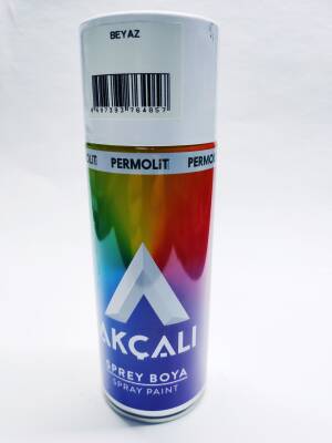 AKÇALI SPREY BOYA ( 301 ) PARLAK BEYAZ