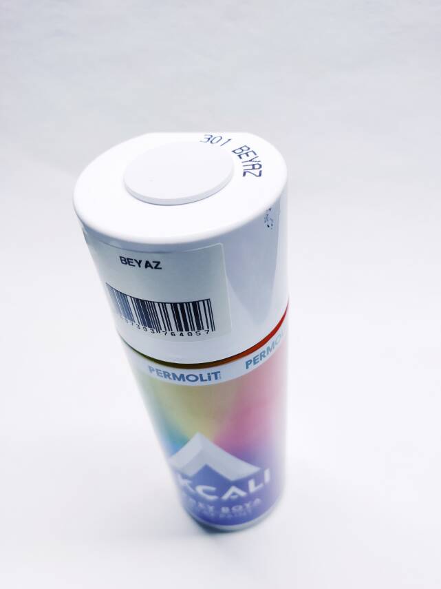 AKÇALI SPREY BOYA ( 301 ) PARLAK BEYAZ - 2