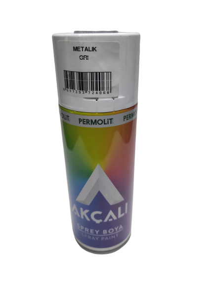 Akçalı Sprey Boya Metalik Gri 400Ml Kod 357 - 1