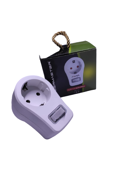 AKIM KORUMALI PRİZ 2500 WAT - 250V-10 A - 1