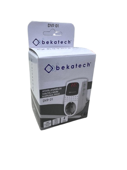 Akım Korumalı Priz Regülatör 16A 4000W Yıldırım Koruması ile Güvenli Kullanım - 1