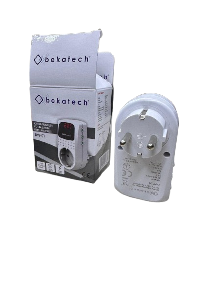 Akım Korumalı Priz Regülatör 16A 4000W Yıldırım Koruması ile Güvenli Kullanım - 2