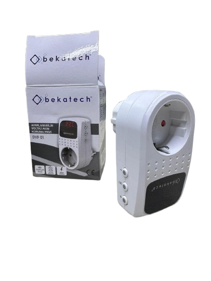 Akım Korumalı Priz Regülatör 16A 4000W Yıldırım Koruması ile Güvenli Kullanım - 3