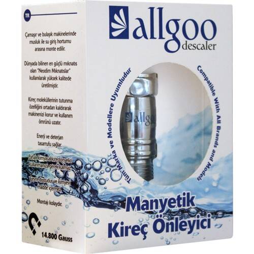 Allgoo Descaler Manyetik Kireç Önleyici Çamaşır Makinesi Kireç Koruyucu Aparat - 1