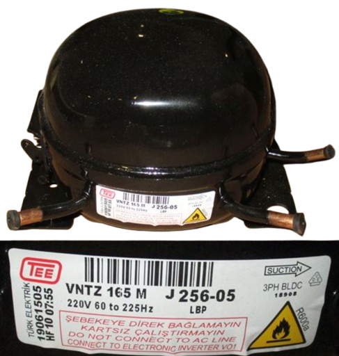 Altus Buzdolabı Vntz 165 M Kompresör R600 A ( 5256905011 ) - 1