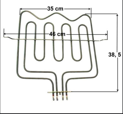 Altus Fırın Rezistans 3500 W 220 V  ( 262100004 ) - 2