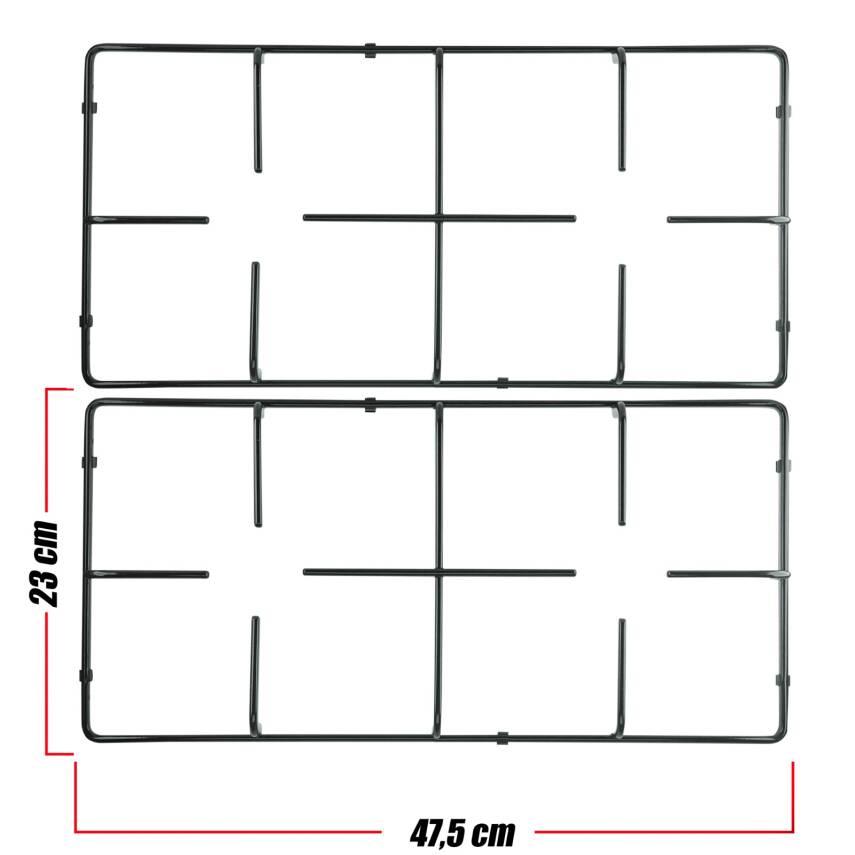 Altus Üst Ocak Gözü Izgara Grubu 47,5 X 27 CM ( 2 adet ) - 1