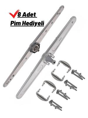Arçelik Bulaşık Makinesi Alt Ve Üst Pervane Takımı + 8 li Pim Seti