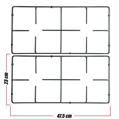 Arçelik Üst Ocak Gözü Izgara Grubu 47,5 X 27 CM ( 2 adet )