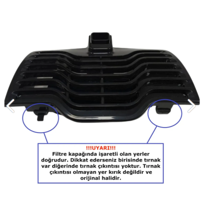 Arzum Olimpia Prime Hava Çıkış Filtre Arka Kapağı