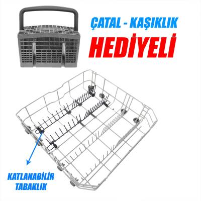 Beko Bulaşık Makinesi Alt Sepet Orjinal Ürün ( Kaşıklık Hediyelidir )