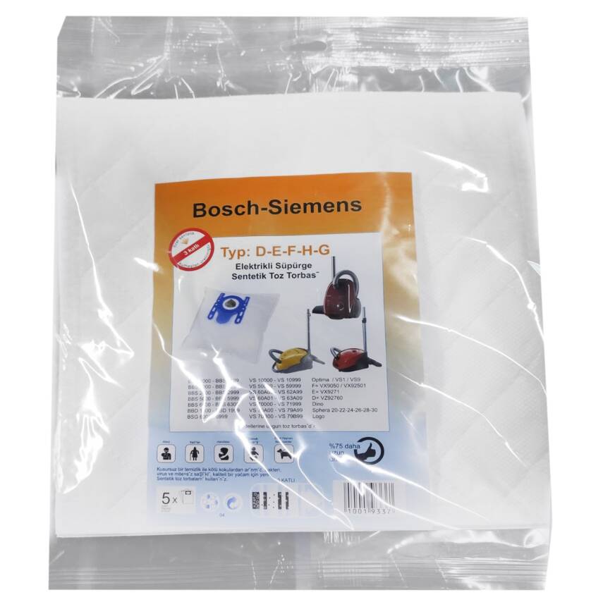 Bosch Tip G 5'li Pet Torba ( 3 Katlı ) - 1