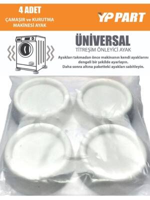 Çamaşır Makinesi Titreşim ve Sarsıntı Engelleyici Silikon Ayak Takımı (4 Adet) - 2