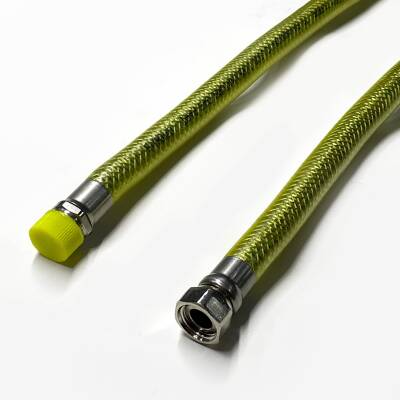 Doğalgaz Bağlantı Hortumu Çelik Örgülü Flex Gaz Hortumu  50CM