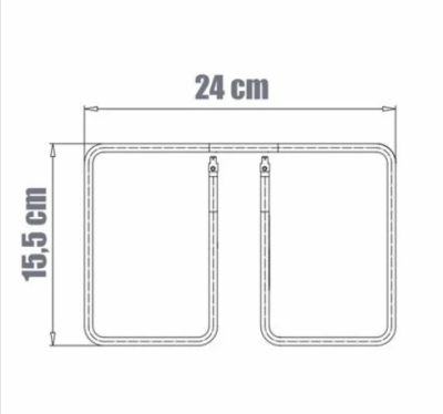 KORKMAZ Marka Tost Makinesi Rezistansı 1 ADET 900 Watt - 2