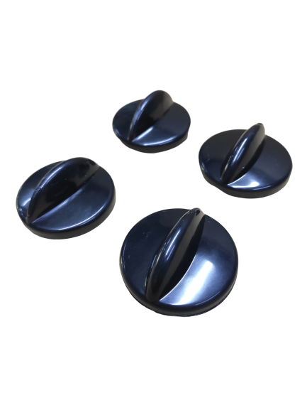 Kumtel Ocak &amp; Fırın Düğme 4 lü Set ( Siyah ) - 4