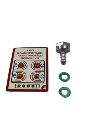 Lpg Ocak Memesi̇ Enjektör 4 lü Set Di̇rsek ve Conta ( ÜNİVERSAL ) - 2