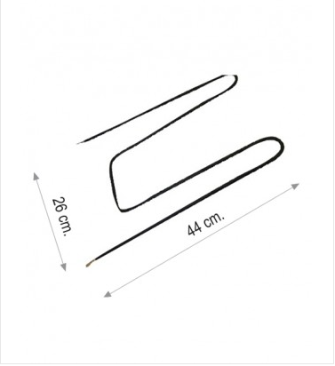 M TİPİ FIRIN REZİSTANSI 1000 W 220 V - 1