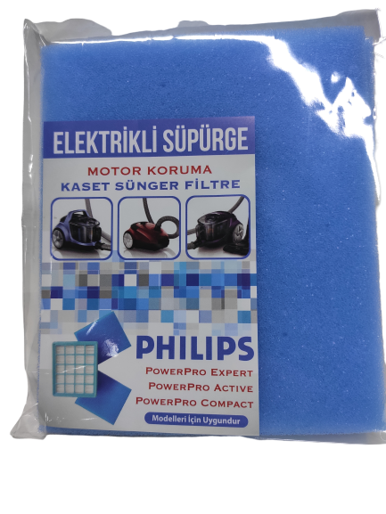 Philips Hepa Filtre İçi Sünger 2 Adet - 1