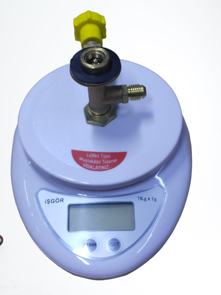 R600a R134a Gaz Dijital Terazili Tüp Destek Ünitesi - 1