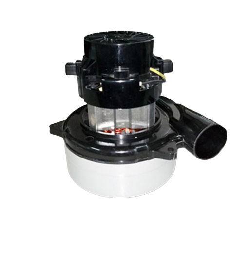 Sanayi Süpürge Motoru Bakır Sargı 220V Çift Fanlı 1300 W Eksozlu - 1