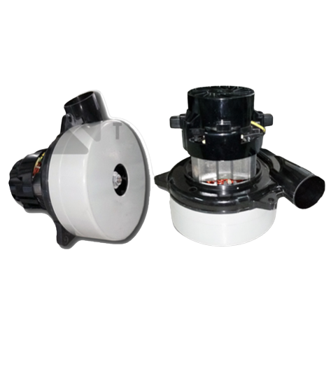 Sanayi Süpürge Motoru Bakır Sargı 220V Çift Fanlı 1300 W Eksozlu - 2