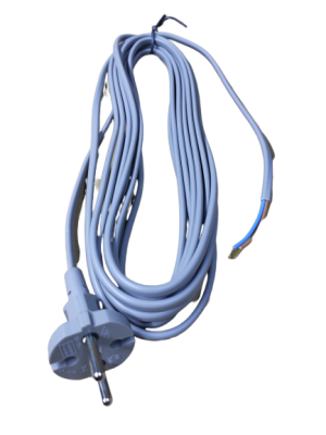 SÜPÜRGE KABLOSU  6,30 METRE 2'0,75 YASSI GRİ  KALİTELİ