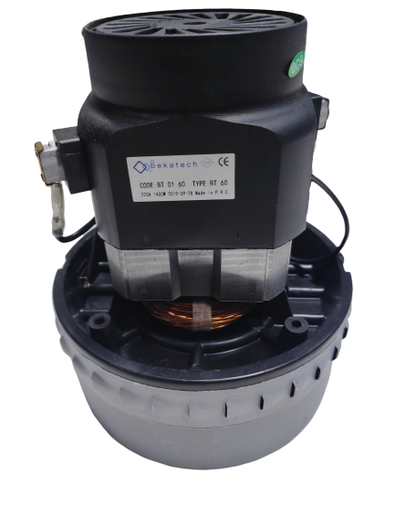 Süpürge Motoru BT 60 Çift Fanlı Bakır Sargı - 1