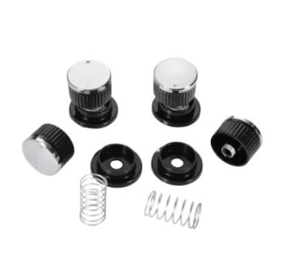 Üniversal Set Üstü Ocak Düğme Siyah 4 Adet - 1