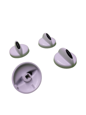 Universal Set Üstü Ocak Düğme Takımı - 4'lü Set - 2